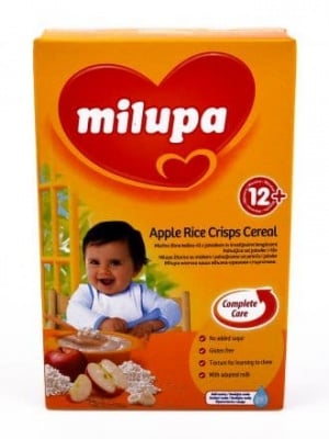 Milupa-Млечна каша ябълка оризови стърготини 12м+ 250гр