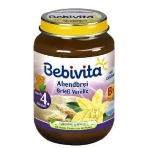 Bebevita-каша Лека нощ грис и ванилия 4м+ 190гр