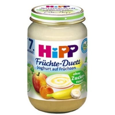 Hipp-Плодов дует йогурт с плодове 7м+ 160гр
