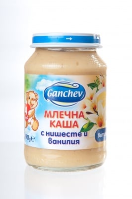 Ganchev-млечна каша с нишесте и ванилия 4м+190гр