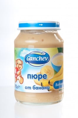 Ganchev-пюре от банани 4м+190гр