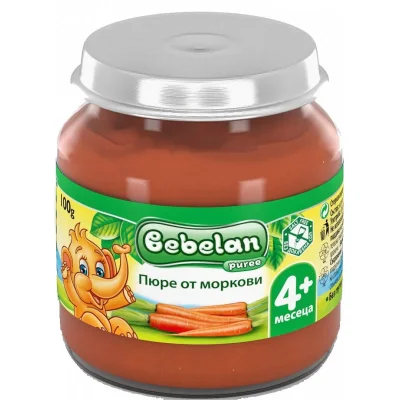 Bebelan Моркови 4м. 100г