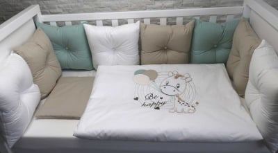 Луксозен спален комплект от 12ч с възглавнички Bambino Casa Pillows  beige