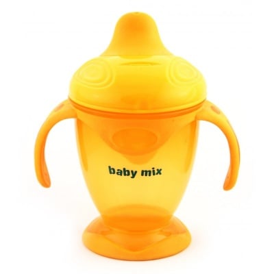 Baby Mix-неразливаща чаша с мек накрайник 200ml