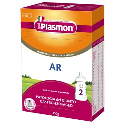 Plasmon-антирефлукс преходно мляко AR2 350гр 6м+