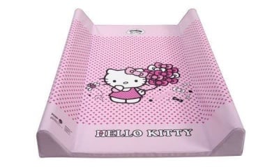 Мека подложка за повиване 50х70 Hello Kitty-розов