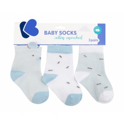 Бебешки чорапи с 3D уши Bear with me Blue 