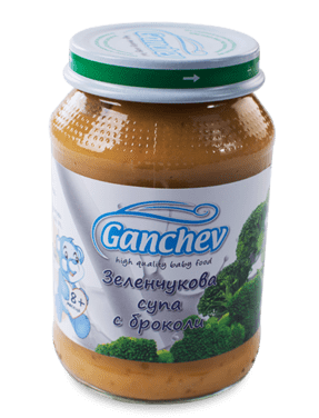 Ganchev-зеленчукова супа с броколи 8м+190гр