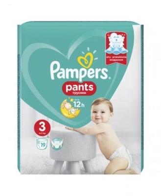 Pampers еднократни гащи Midi3 6-11кг 19бр