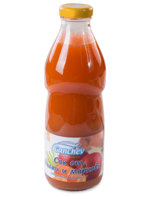 Ganchev-сок ябълки и моркови 750ml