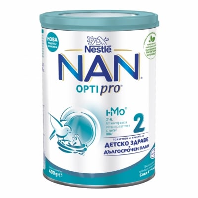 Nestle-адаптирано мляко NAN2 Optipro 6м+ 400гр