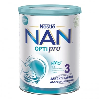 Nestle-адаптирано мляко NAN3 Optipro 12+м 800гр