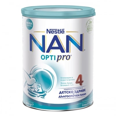 Nestle-адаптирано мляко NAN4 Optipro 24+м 800гр