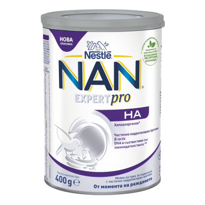 Nestle-адаптирано мляко NAN HA 0м+ 400гр