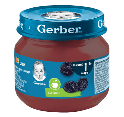 Gerber-пюре сливи 80гр
