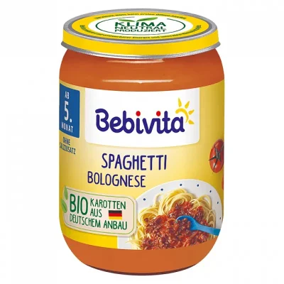 BEBIVITA БИО Спагети Болонезе 5м. 190г