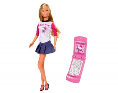 Кукла Steffi Hello Kitty с телефон