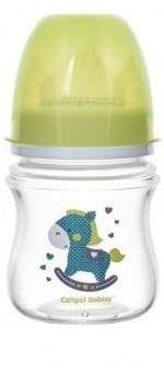 Canpol-Шише Toys антиколик с широко гърло 120 мл Цвят: Зелен