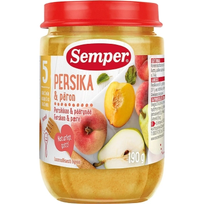 Semper Праскова и круша 5м. 190г