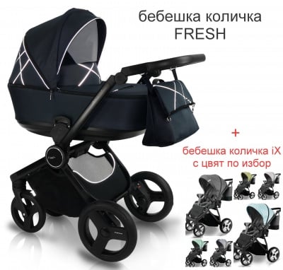 Бебешка количка Bexa Fresh FR11 & Ix 2+1