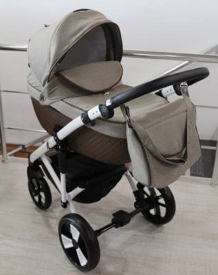 Бебешка количка 3в1 Gusio S-line цвят:капучино