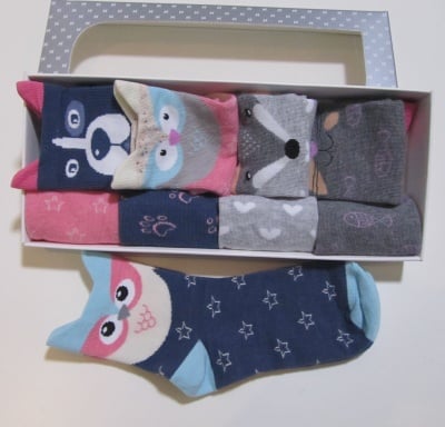Steven- детски чорапи Owl 5бр в кутия