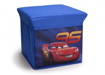 Квадратна сгъваема кутия за играчки Cars