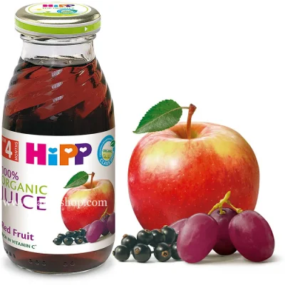 HiPP БИО Сок от червени плодове 4м. 200ml