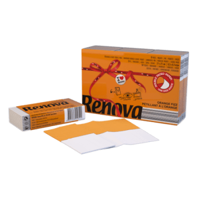 Renova-носни кърпи Портокал