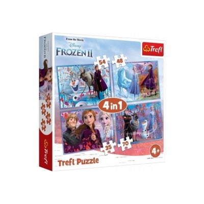 Trefl-пъзел  4в1 Frozen II