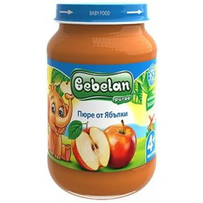 BEBELAN Пюре от ябълки 4м. 190г
