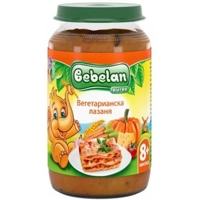BEBELAN Вегетарианска лазаня 8м. 220г