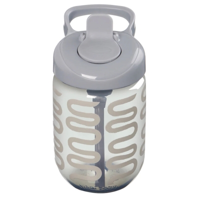 Неразливаща се чаша със сламка 350 мл Сива EarthSmart Vital Baby