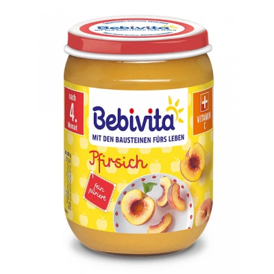 BEBIVITA Праскови 4м. 190г