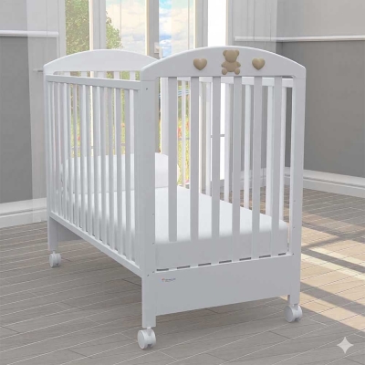 Бебешко легло  Bambino Casa Bella cot bianco-tortora