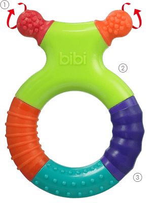 bibi®-дрънкалка с гризалка Ринг