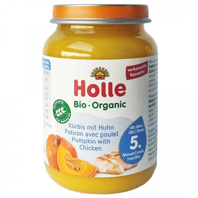 HOLLE Деметер Тиква с пиле 5м. 190г