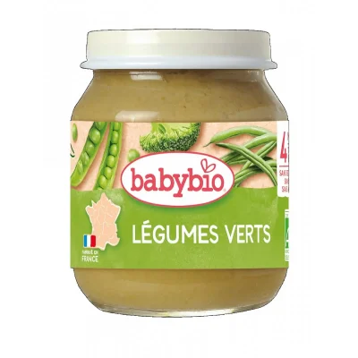 Babybio БИО Пюре Зелени зеленчуци 4м. 130г