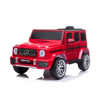 Джип Mercedes AMG G63 червен EVAгуми, коженa