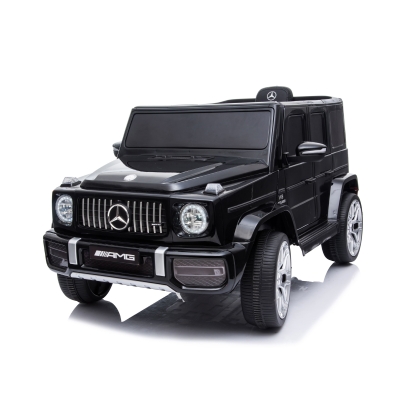 Джип Mercedes AMG G63 черен EVAгуми, коженa