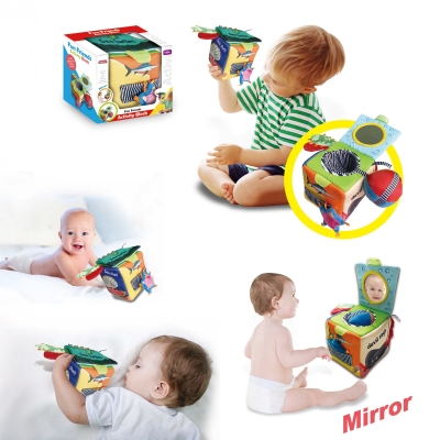 Образователен текстилен куб сортер