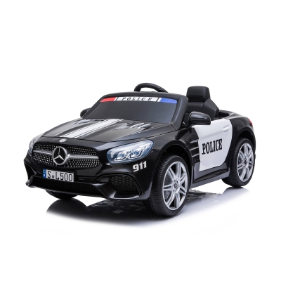 Ел. кола Police Mercedes SL500 черна