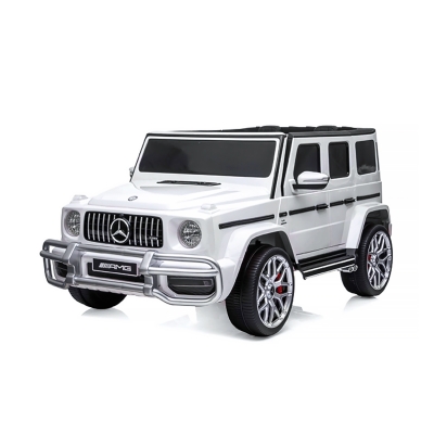 Eл.джип MERCEDES G63 за две деца бял EVA