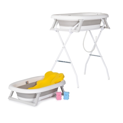 Вана с матраче и стойка MiniSpa(78см)сив