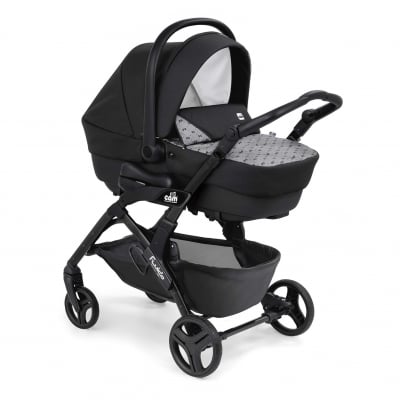 Бебешка количка 3в1 CAM Fluido Easy черно