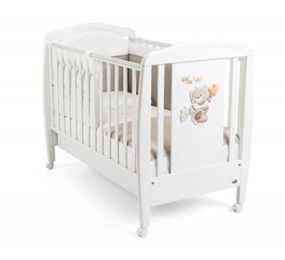 Бeбешко легло Мече CAM  бяло G210