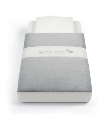 Спален комплект за легло-люлка Cullami 3ч 140 сиво