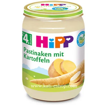 HiPP БИО Пащърнак с картофи 5м. 190г
