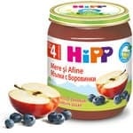 Hipp-Био пюре ябълки и боровинки 4м+ 125гр