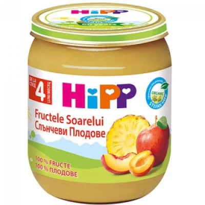 HiPP БИО Слънчеви плодове 4м. 125г